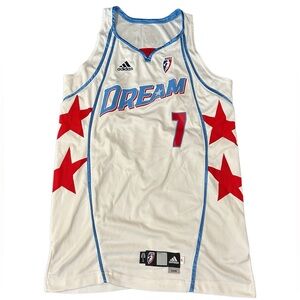 Vintage 2008 Atlanta Dream WNBA White Basketball Adidas Jersey Size Women Small